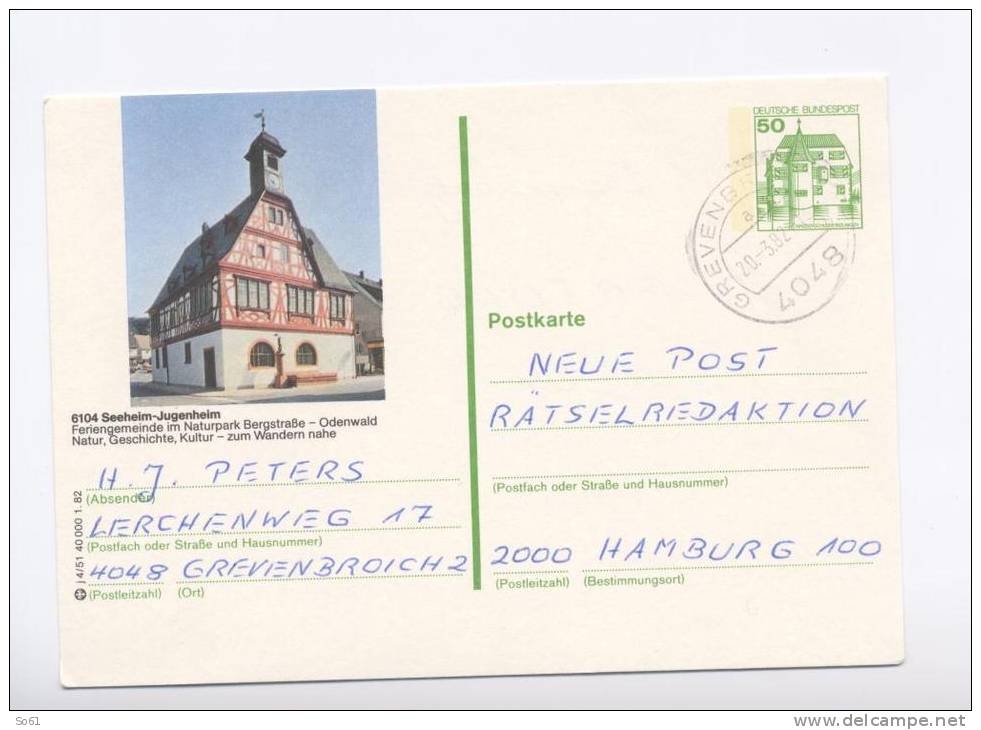 1141.  Seeheim - Jugenheim - Bildpostkarten - Gebraucht