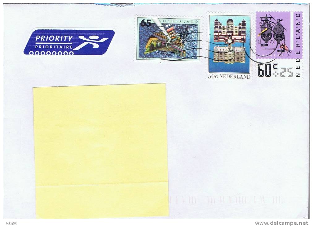 NL Niederlande 1982 1986 1991 Mi 1221 1289 1397 Brief - Covers & Documents