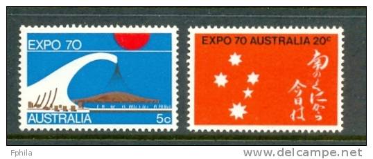 1970 AUSTRALIA EXPO IN OSAKA MICHEL: 432-433 MNH ** - 1970 – Osaka (Japan)