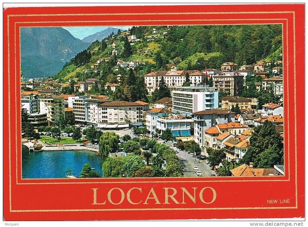 Postal LOCARNO (Suiza) 2002. Vista General - Briefe U. Dokumente