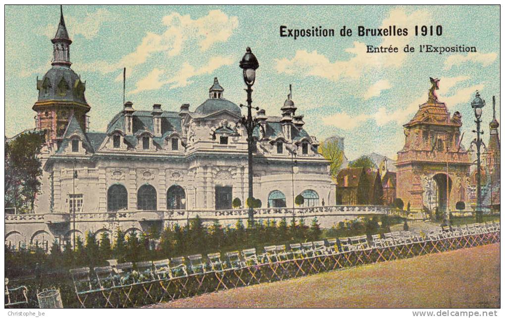 Brussel, Bruxelles Exposition De Bruxelles 1910, Entrée De L'Exposition (pk10274) - Feesten En Evenementen