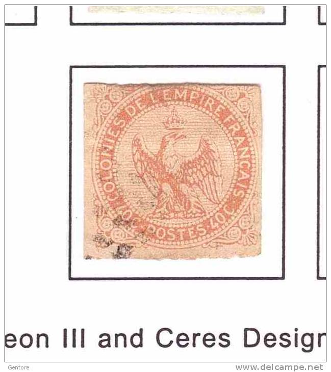 FRENCH COLONIES 1859-65  Eagle And  Crown  Yvert Cat. N° 5 Fine Used - Eagle And Crown