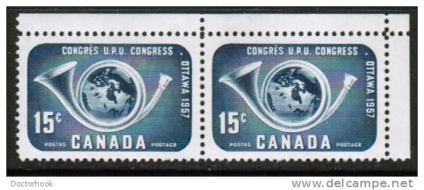 CANADA   Scott #  372*  VF MINT LH Pair - Unused Stamps