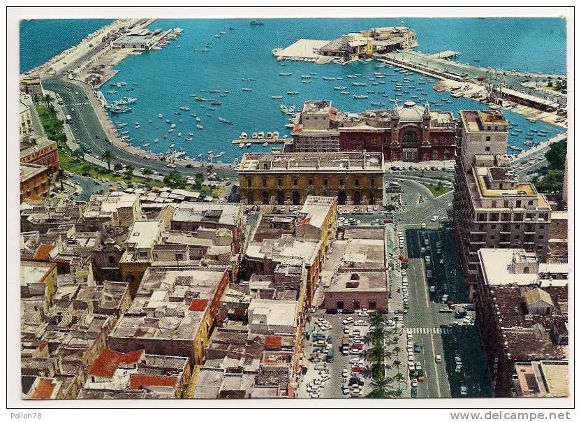 BARI - VISIONE AEREA - 1973 - Bari