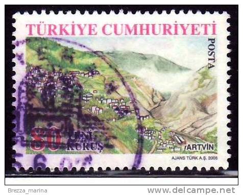 TURCHIA - USATO - 2006 - Artvin - 700.000 - Oblitérés