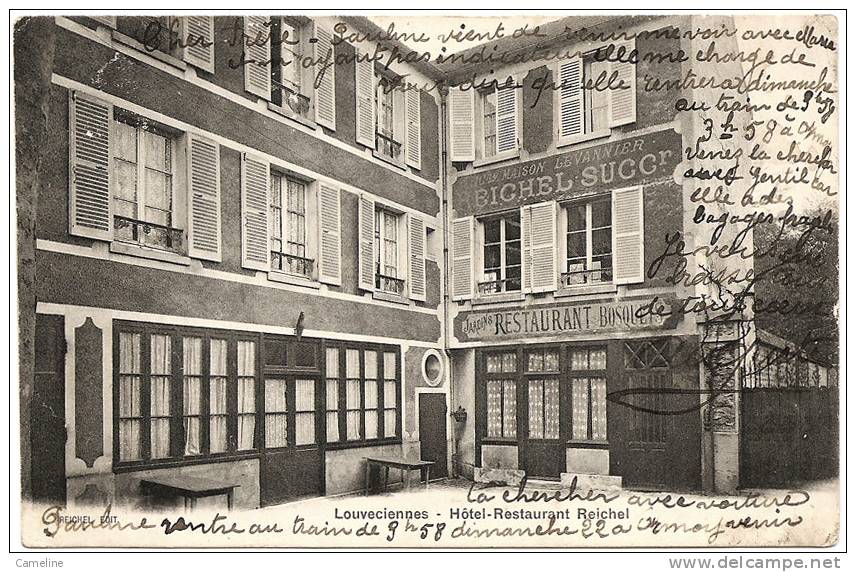 78 . LOUVECIENNES . HOTEL - RESTAURANT REICHEL - Louveciennes