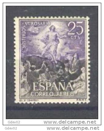 ES1463-LAB082TAPO-CG.Españ A.Spain.Espagne.SANTO     ROSARIO.1962.( Ed 1463**),sin Charnela. LUJO - Otros & Sin Clasificación