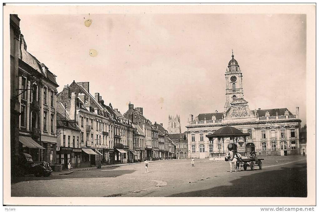 Cpsm62 Aire Sur La Lys Grand Place - Aire Sur La Lys