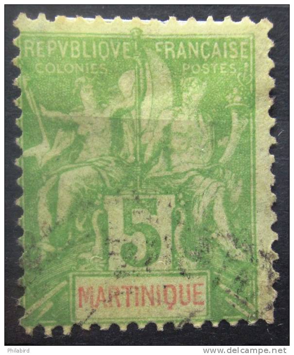 MARTINIQUE           N° 44          OBLITERE - Other & Unclassified