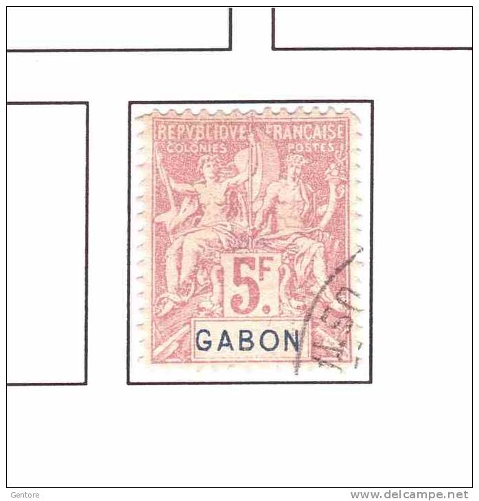 GABON 1904-07  Type Sage Yvert Cat. N° 32  Used  (Sperati Forgery???) - Andere & Zonder Classificatie