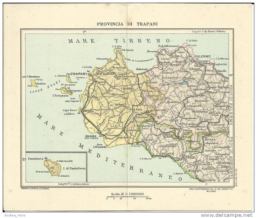 TRAPANI,  CARTOLINA  DOPPIA   -  S315 - Trapani