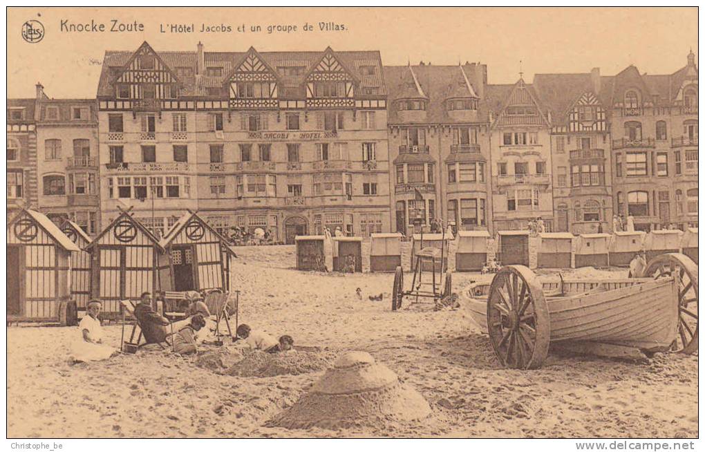 Knocke Zoute, Knokke, L'Hotel Jacobs Et Un Groupe De Villas (pk10402) - Knokke