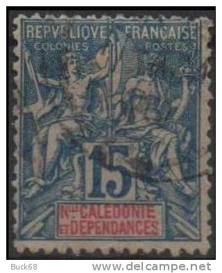 NOUVELLE-CALEDONIE Poste  46  (o) Type Groupe [ColCla] - Used Stamps