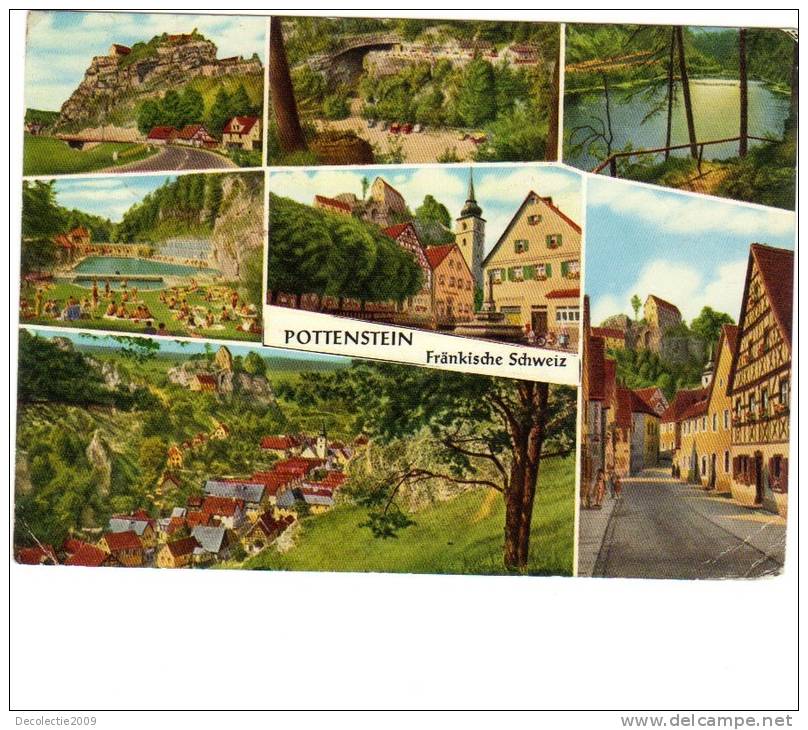 ZS28901 Germany Pottenstein Frankische Schweiz Multiviews Used Perfect Shape Back Scan At Request - Pottenstein