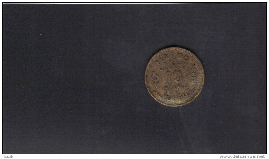 Monnaie Maroc 10 Centimes ( 1371 ) - Marokko