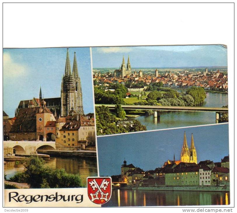 ZS28914 Germany Regensburg Multiviews Used Good Shape Back Scan At Request - Regensburg