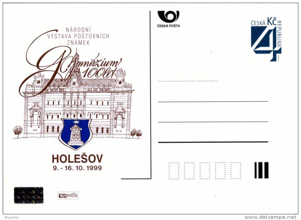 Entier Postal De 1999 Sur Carte Postale Illustrée - Cartoline Postali