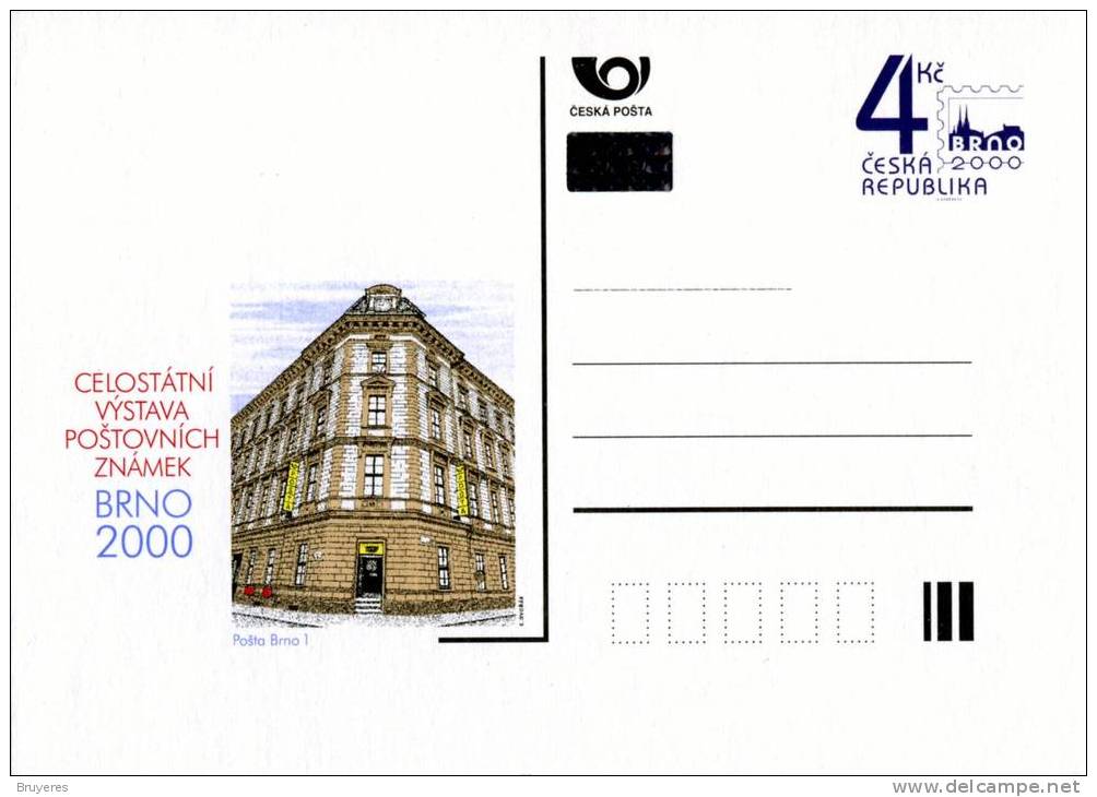 Entier Postal De 2000 Sur Carte Postale Illustrée - Postkaarten