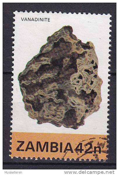 Zambia 1982 Mi. 281      42 N Mineralien Minerals Vanadinit - Zambia (1965-...)