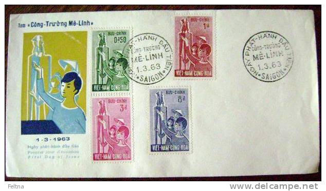 1963 VIETNAM FDC MONUMENT - Vietnam