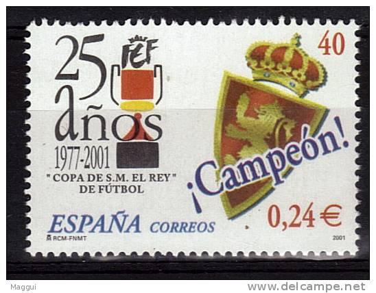 ESPAGNE   N° 3375  * *     2001  Football  Soccer   Fussball - Unused Stamps