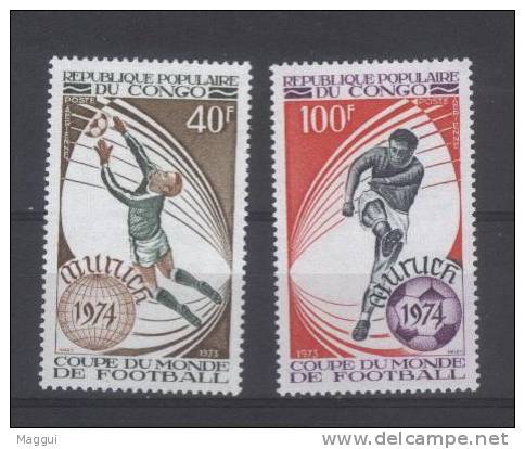 CONGO    PA 179/ 180  * *  Cup 1974    Football  Soccer  Fussball - 1974 – Westdeutschland