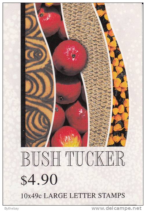 Australia Booklet Scott #2090a 49c Bush Tucker - Quandong, Acacia Seeds, Murnong, Lilly-pilly, Honey Grevillea - Markenheftchen