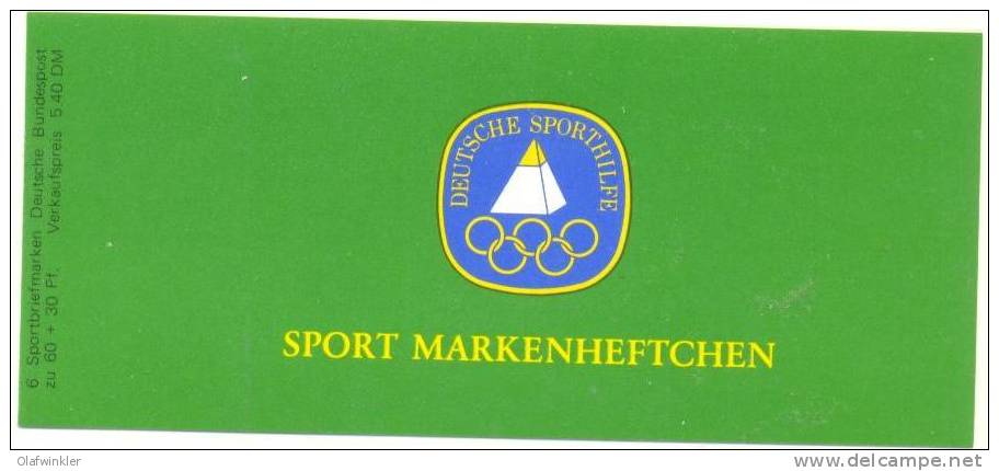 1980 MH "Sporthilfe" Der Stiftung Deutsche Sporthilfe Postfrisch/neuf Sans Charniere/MNH [ls] - Autres & Non Classés