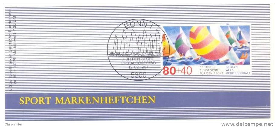 1987 MH "Sporthilfe" Der Stiftung Deutsche Sporthilfe Postfrisch/neuf Sans Charniere/MNH [ls] - Other & Unclassified