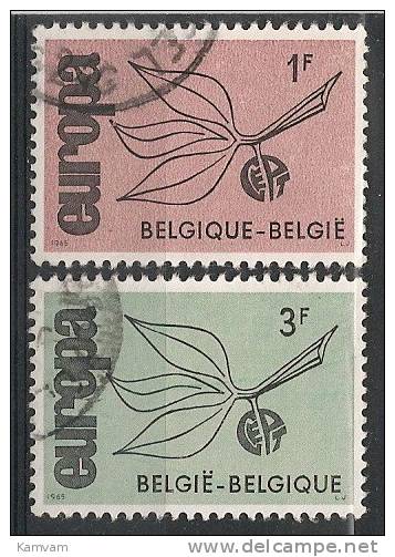 BELGIE BELGIQUE 1342/3 Cote 0.50€ Gestempeld Oblitéré Used - Gebruikt
