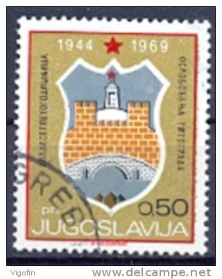 YU 1969-1360 FREEDOM DAY OF PODGORICA, YUGOSLAVIA, 1 X 1v, Used - Oblitérés