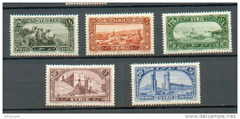 SYR 194 - YT 155-157-159-161-166 * Charnières Complètes - Unused Stamps