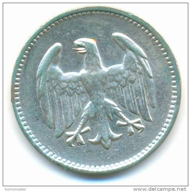 GERMANY , 1 MARK 1924 A - 1 Mark & 1 Reichsmark