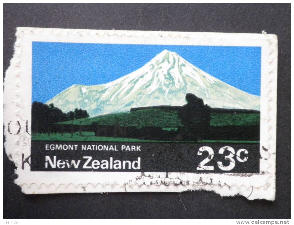 New Zealand - 1971 - Mi.nr.532 Z  - Used - Egmont National Park  - Definitives - On Paper - Gebraucht