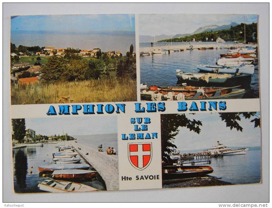 C P Souvenir De Amphion Les Bains - Greetings From...