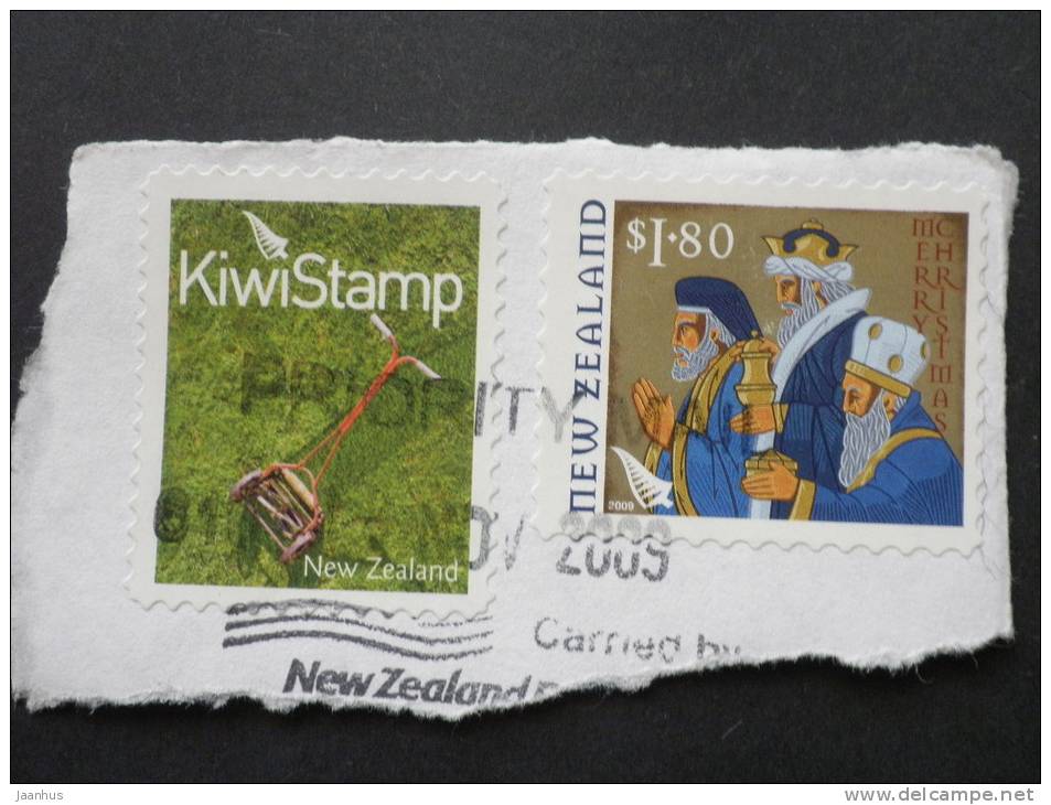 New Zealand - 2009 - Mi.nr.2639,2656 - Used -  Christmas - Definitives - On Paper - Used Stamps