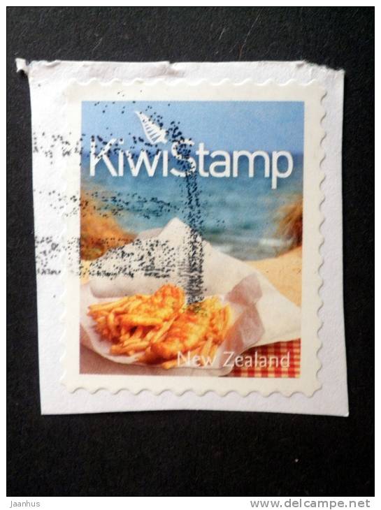 New Zealand - 2009 - Mi.nr.2644 - Used -  Local Motifs - Fish And Chips - Definitives - On Paper - Usati