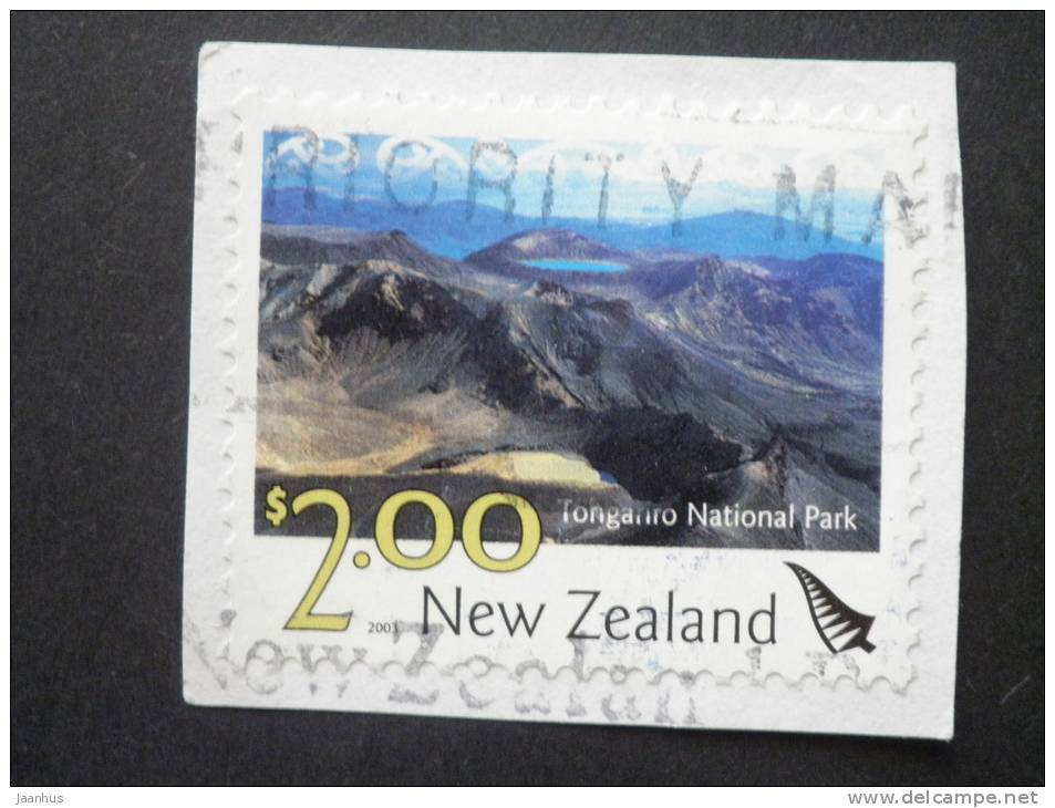 New Zealand - 2003 - Mi.nr.2088 - Used - Landscapes - Tongariro National Park - Definitives - On Paper - Used Stamps