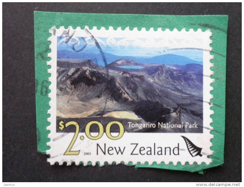 New Zealand - 2003 - Mi.nr.2088 - Used - Landscapes - Tongariro National Park - Definitives - On Paper - Usati