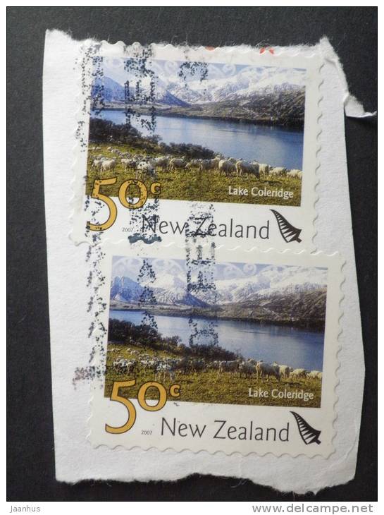 New Zealand - 2007 - Mi.nr.2412 - Used - Landscapes - Lake Coleridge - Definitives - On Paper - Used Stamps