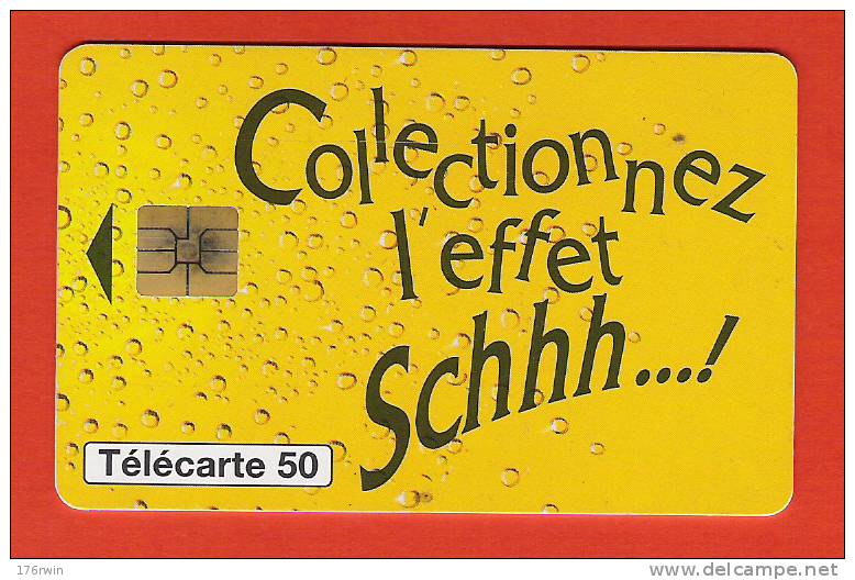 TELECARTE  1995   Schweppes Collectionnez L'effet Schhh...!   50 Unités - 1995