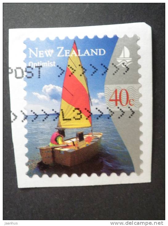 New Zealand - 1999 - Mi.nr.1806 - Used - Sailing Boats - Optimist - On Paper - Gebraucht