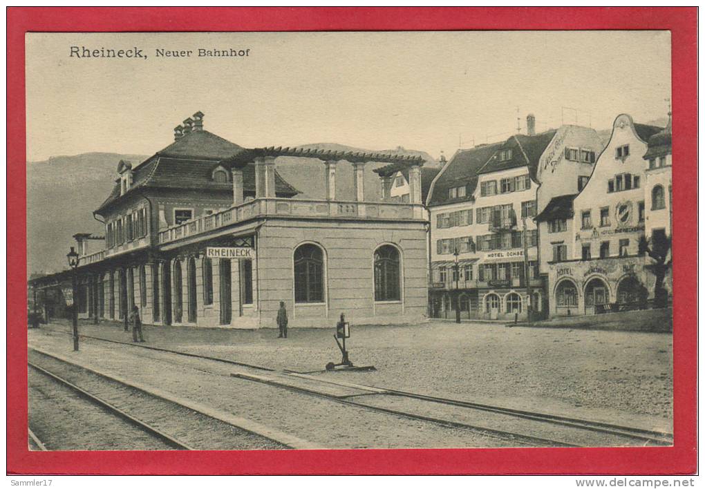 RHEINECK NEUER BAHNHOF, LICHTDRUCK - Rheineck