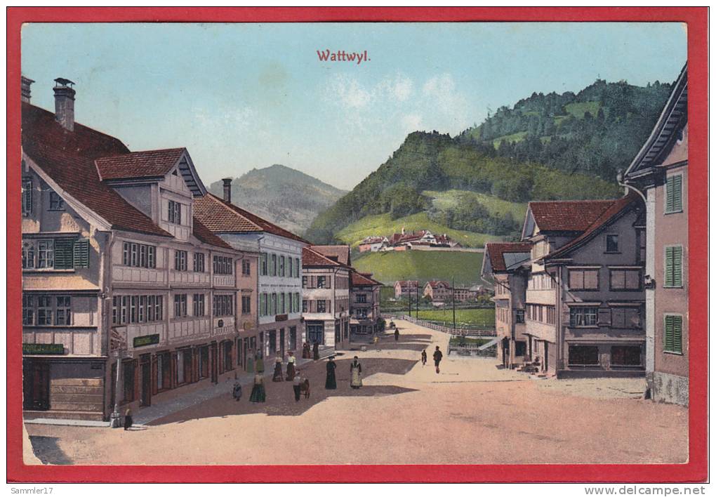 WATTWIL, WATTWYL, TEILANSICHT 1927 - Wattwil
