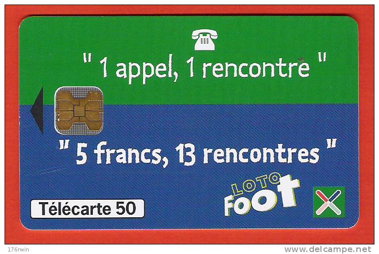 TELECARTE  1999   LOTO FOOT   50 Unités - 1999