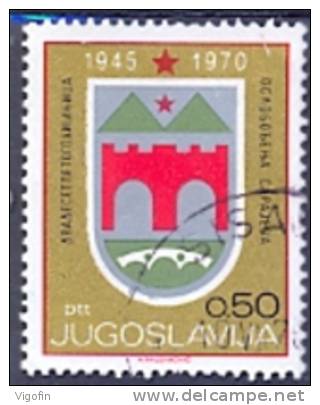 YU 1970-1375 25A°FREEDOM OF SARAJEVO, YUGOSLAVIA, 1v, Used - Oblitérés