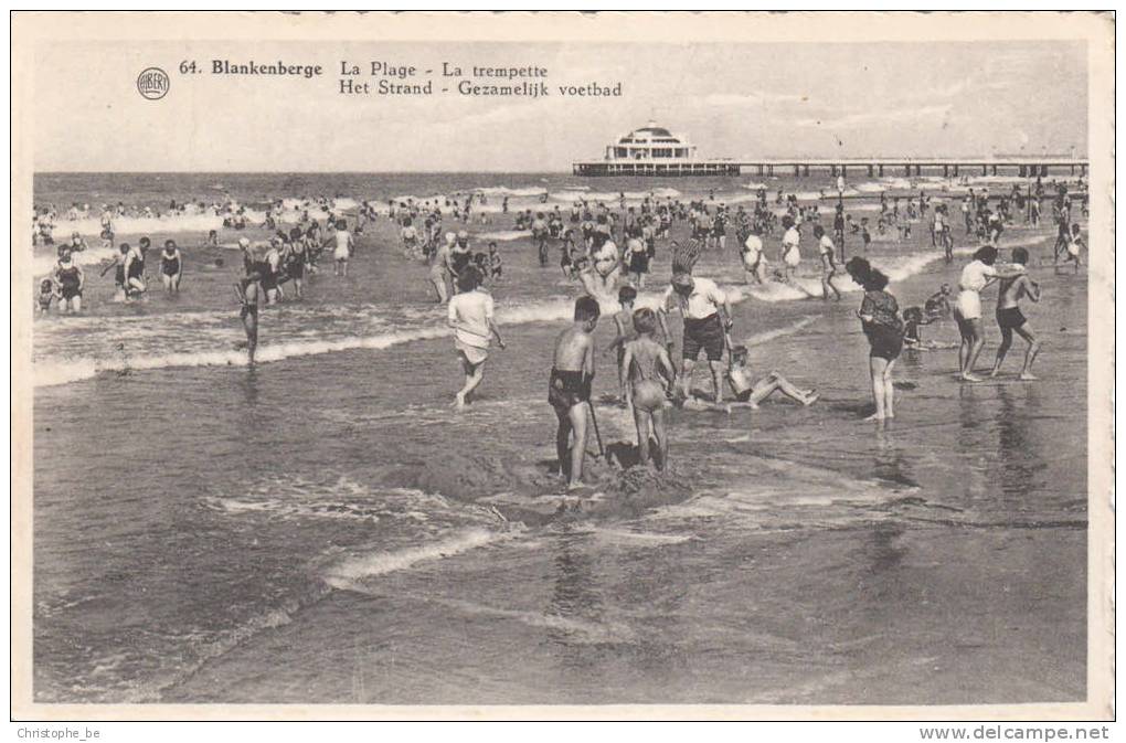 Blankenberge, Blankenberghe, La Plage, Ta Trempette (pk10433) - Blankenberge