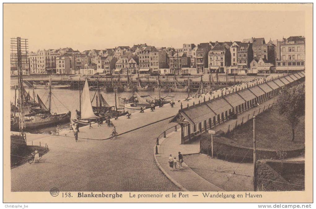 Blankenberge, Blankenberghe, Wandelgangen En Haven (pk10436) - Blankenberge