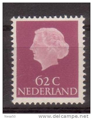 Nederland 1958 Nvph Nr 631, Mi Nr  721  Koningin Juliana  62 Ct - Unused Stamps