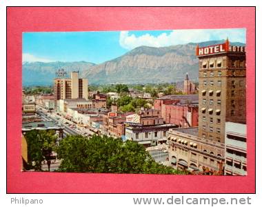 UT - Utah > Ogden   Skyline View, Wonder Bread, Coca Cola Sign Early Chrome  ==   Ref 486 - Ogden